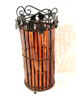 Early 21st Century Bamboo And Metal Umbrella Stand With Grape Vine Edging Design 11 Early 21st Century Bamboo And Metal Umbrella Stand With Grape Vine Edging Design -Chairish Shop early 21st century bamboo and metal umbrella stand with grape vine edging design 0734 scaled