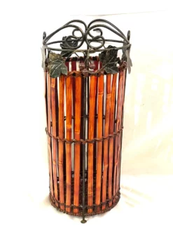 Early 21st Century Bamboo And Metal Umbrella Stand With Grape Vine Edging Design 15 Early 21st Century Bamboo And Metal Umbrella Stand With Grape Vine Edging Design -Chairish Shop early 21st century bamboo and metal umbrella stand with grape vine edging design 5465 scaled