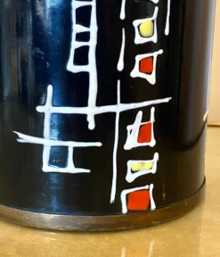 Enameled Copper Umbrella Stand -Chairish Shop enameled copper umbrella stand 9417 scaled