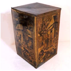 English Harvey Bros. & Tyler Tole Lithograph West Indies Canister Tea Tin -Chairish Shop english harvey bros and tyler tole lithograph west indies canister tea tin 7155