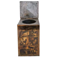 English Harvey Bros. & Tyler Tole Lithograph West Indies Canister Tea Tin -Chairish Shop english harvey bros and tyler tole lithograph west indies canister tea tin 8318