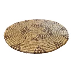 Extra Large Wide Handwoven In The Style Of Papago/Tohono O'Odham Tray
