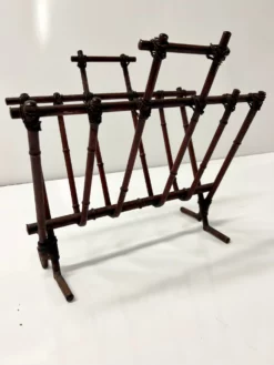 Faux Bamboo Metal Magazine Towel Rack -Chairish Shop faux bamboo metal magazine towel rack 0698 scaled