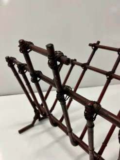 Faux Bamboo Metal Magazine Towel Rack -Chairish Shop faux bamboo metal magazine towel rack 3587 scaled