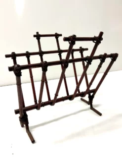 Faux Bamboo Metal Magazine Towel Rack -Chairish Shop faux bamboo metal magazine towel rack 6379 scaled