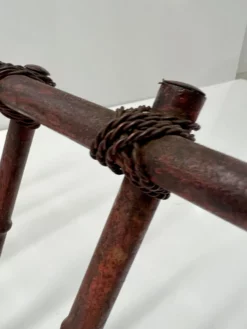 Faux Bamboo Metal Magazine Towel Rack -Chairish Shop faux bamboo metal magazine towel rack 7800 scaled