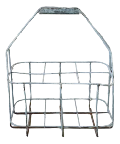 French Bottle Basket From Caddie