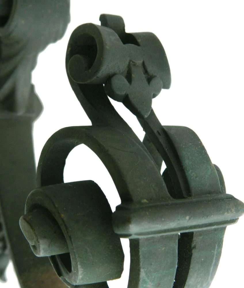 French Coat Hangers In Iron With Patina, 1890s, Set Of 2 4 French Coat Hangers In Iron With Patina, 1890s, Set Of 2 - Image 4