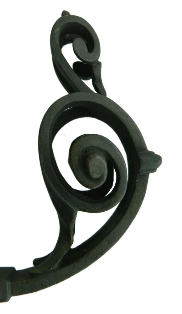 French Coat Hangers In Iron With Patina, 1890s, Set Of 2 5 French Coat Hangers In Iron With Patina, 1890s, Set Of 2 - Image 5