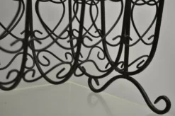 French Style Scrolling Wrought Iron Magazine Rack Stand With Heart -Chairish Shop french style scrolling wrought iron magazine rack stand with heart 0899