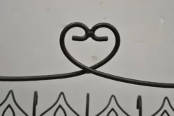 French Style Scrolling Wrought Iron Magazine Rack Stand With Heart -Chairish Shop french style scrolling wrought iron magazine rack stand with heart 7527