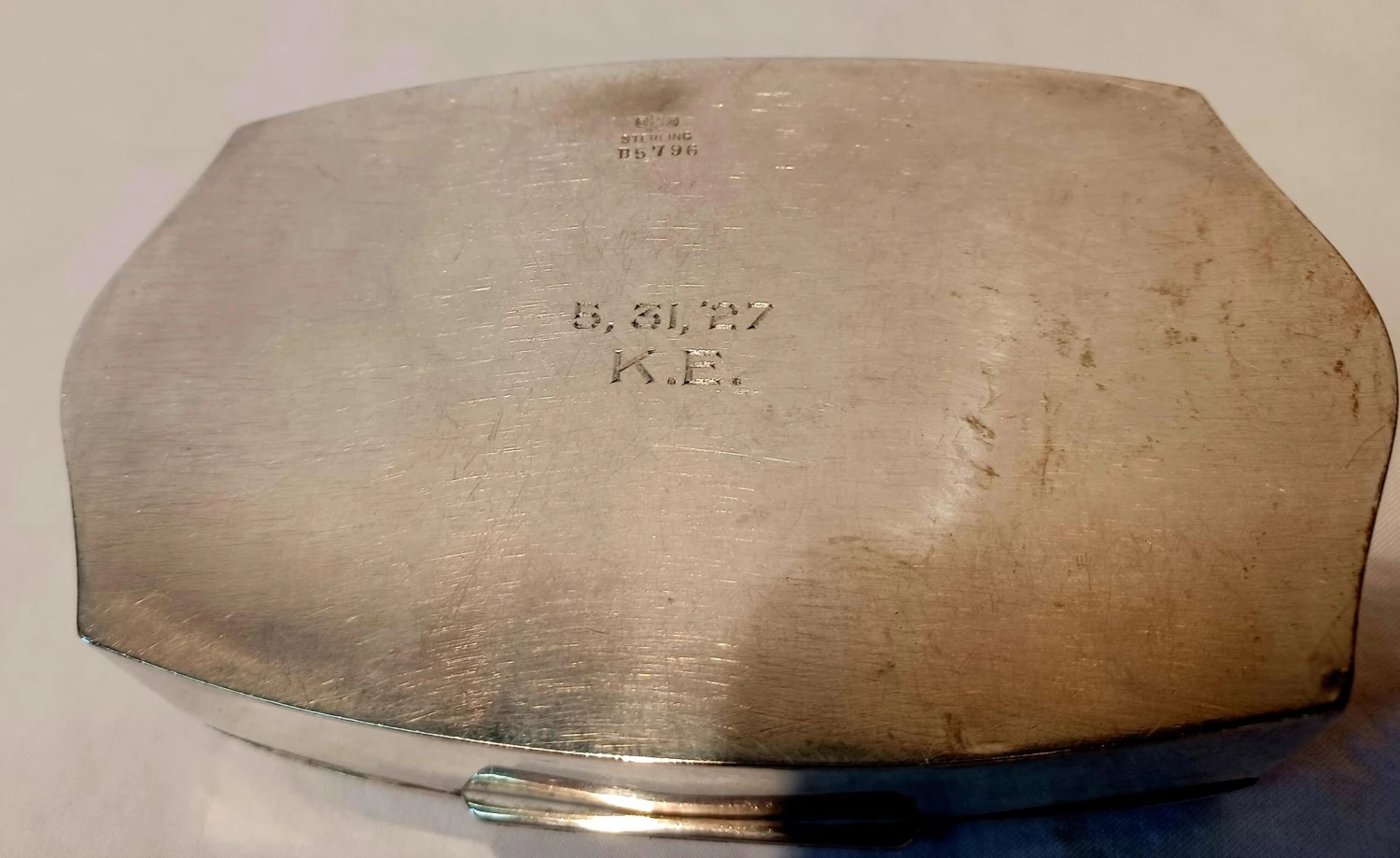 Gorham Antique Sterling Silver Jewelry Box – Art Deco 5 Gorham Antique Sterling Silver Jewelry Box – Art Deco - Image 5