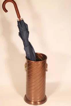 Hollywood Regency Brass And Copper Cane Holder / Umbrella Stand 17 Hollywood Regency Brass And Copper Cane Holder / Umbrella Stand -Chairish Shop hollywood regency brass and copper cane holder umbrella stand 0442 scaled