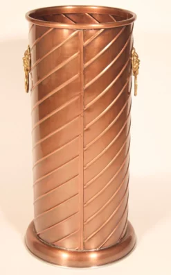 Hollywood Regency Brass And Copper Cane Holder / Umbrella Stand 13 Hollywood Regency Brass And Copper Cane Holder / Umbrella Stand -Chairish Shop hollywood regency brass and copper cane holder umbrella stand 8906 scaled