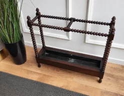 Italian Bobbin Turned Barley Twist Stick And Umbrella Stand, 1940s 9 Italian Bobbin Turned Barley Twist Stick And Umbrella Stand, 1940s -Chairish Shop italian bobbin turned barley twist stick and umbrella stand 1940s 0415