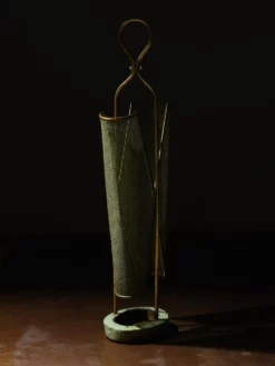 Italian Brass Umbrella Holder, 1950s -Chairish Shop italian brass umbrella holder 1950s 5980