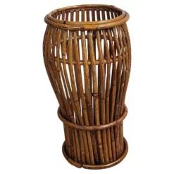 Italian French Bamboo Rattan Riviera Umbrella Stand 13 Italian French Bamboo Rattan Riviera Umbrella Stand -Chairish Shop italian french bamboo rattan riviera umbrella stand 1723