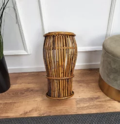 Italian French Bamboo Rattan Riviera Umbrella Stand 11 Italian French Bamboo Rattan Riviera Umbrella Stand -Chairish Shop italian french bamboo rattan riviera umbrella stand 9573