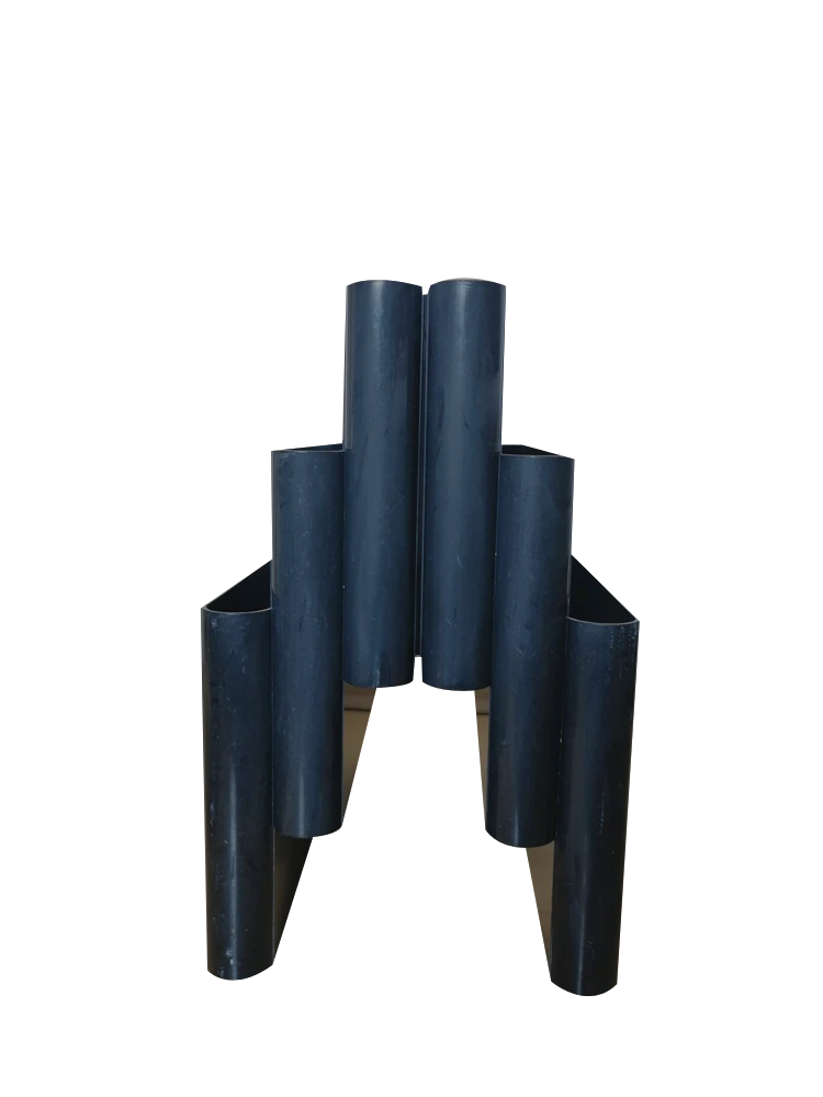 Italian Model 4675 Black Magazine Rack By Giotto Stoppino For Kartell, 1970s 1 Italian Model 4675 Black Magazine Rack By Giotto Stoppino For Kartell, 1970s