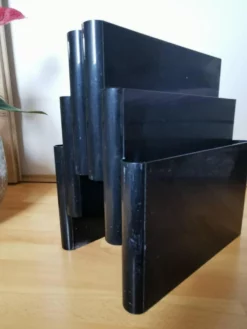 Italian Model 4675 Black Magazine Rack By Giotto Stoppino For Kartell, 1970s 18 Italian Model 4675 Black Magazine Rack By Giotto Stoppino For Kartell, 1970s -Chairish Shop italian model 4675 black magazine rack by giotto stoppino for kartell 1970s 2233