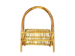 Italian Rattan & Rush Magazine Rack, 1960s 13 Italian Rattan & Rush Magazine Rack, 1960s -Chairish Shop italian rattan and rush magazine rack 1960s 1344
