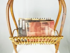Italian Rattan & Rush Magazine Rack, 1960s 15 Italian Rattan & Rush Magazine Rack, 1960s -Chairish Shop italian rattan and rush magazine rack 1960s 3316