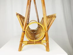 Italian Rattan & Rush Magazine Rack, 1960s 11 Italian Rattan & Rush Magazine Rack, 1960s -Chairish Shop italian rattan and rush magazine rack 1960s 3562
