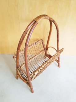 Italian Rattan & Rush Magazine Rack, 1960s 12 Italian Rattan & Rush Magazine Rack, 1960s -Chairish Shop italian rattan and rush magazine rack 1960s 4571