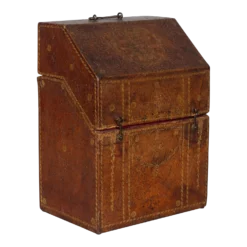 Italian Tooled Letter Box With Barberini Coat Of Arms