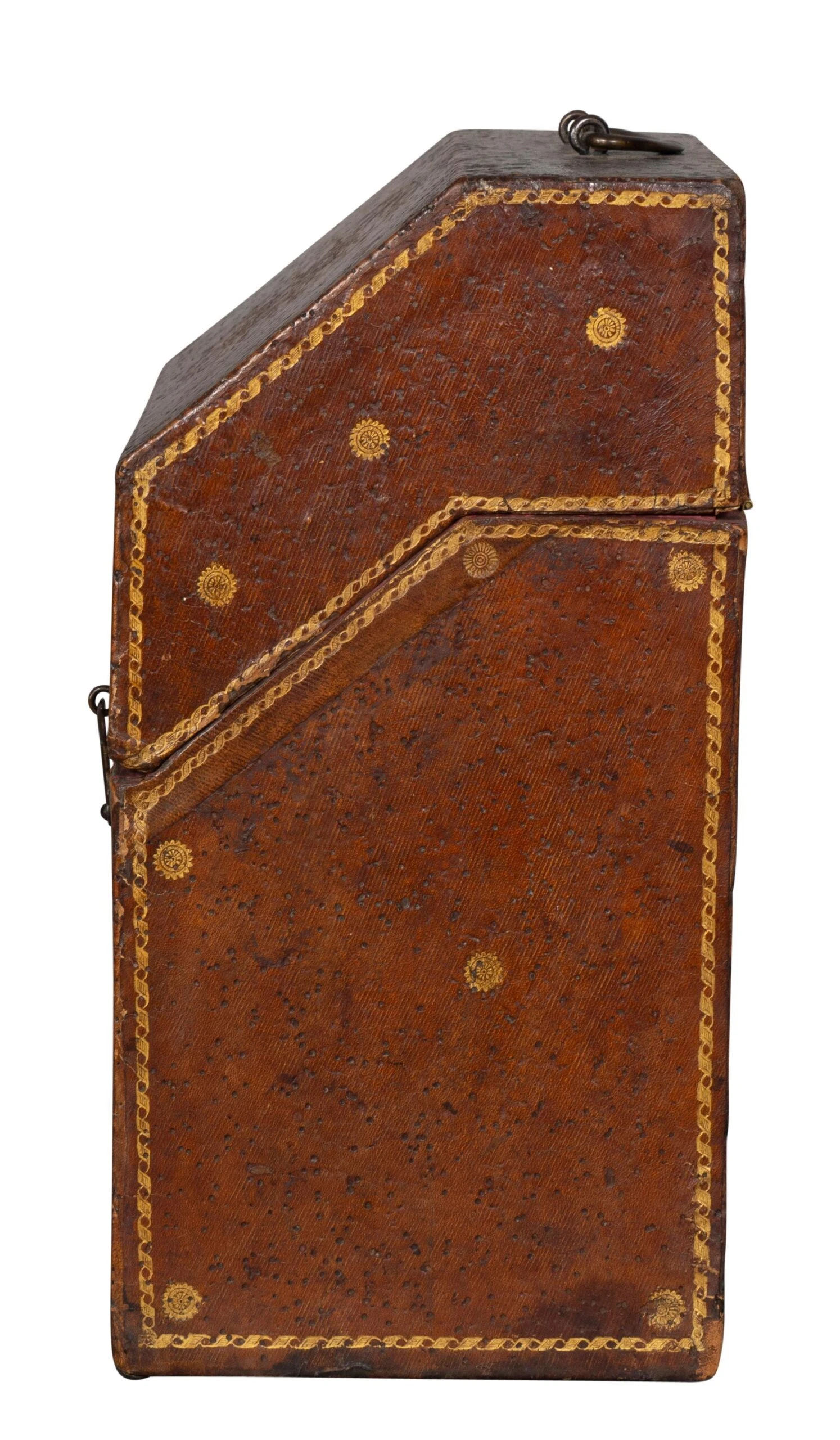 Italian Tooled Letter Box With Barberini Coat Of Arms 7 Italian Tooled Letter Box With Barberini Coat Of Arms - Image 7