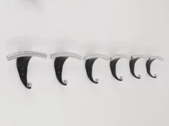 Italian Wall Coat Hook In Chrome And Black, 1980s 15 Italian Wall Coat Hook In Chrome And Black, 1980s -Chairish Shop italian wall coat hook in chrome and black 1980s 9257