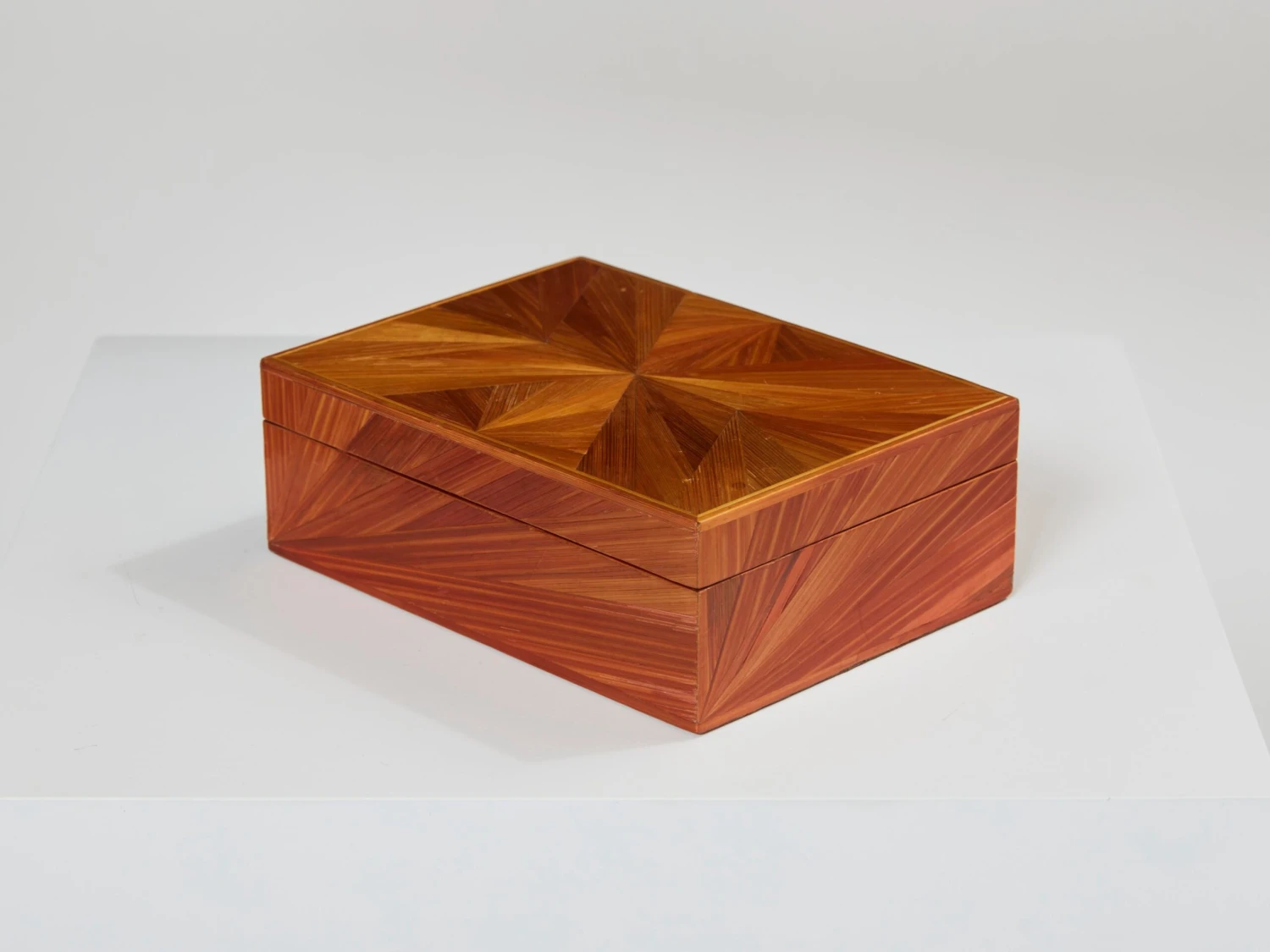 Jean-Michel Franck Straw Marquetry Box 1930 4 Jean-Michel Franck Straw Marquetry Box 1930 - Image 4