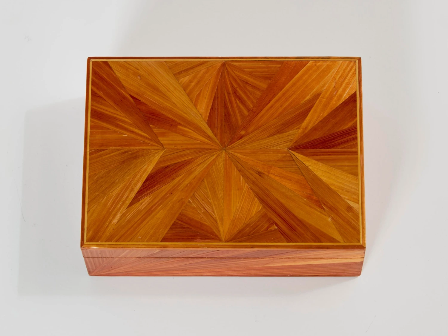 Jean-Michel Franck Straw Marquetry Box 1930 2 Jean-Michel Franck Straw Marquetry Box 1930 - Image 2