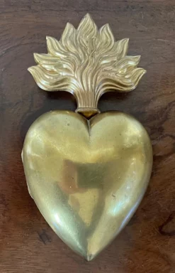 Large Antique 19th Century Gilt Brass Heart Reliquary Pendant Locket Box -Chairish Shop large antique 19th century gilt brass heart reliquary pendant locket box 3809