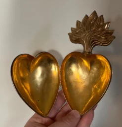 Large Antique 19th Century Gilt Brass Heart Reliquary Pendant Locket Box -Chairish Shop large antique 19th century gilt brass heart reliquary pendant locket box 5382