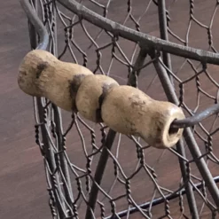 Large Antique Wire Egg Basket -Chairish Shop large antique wire egg basket 3741