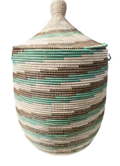 Large Basket With Lid Senegal West Africa 31" H 17 Large Basket With Lid Senegal West Africa 31" H -Chairish Shop large basket with lid senegal west africa 31 h 5191