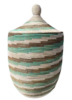 Large Basket With Lid Senegal West Africa 31" H 15 Large Basket With Lid Senegal West Africa 31" H -Chairish Shop large basket with lid senegal west africa 31 h 9905