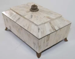 Large Decorative White Bone Footed Box By Maitland Smith 13 Large Decorative White Bone Footed Box By Maitland Smith -Chairish Shop large decorative white bone footed box by maitland smith 4408