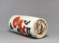 Late 19th Century Chinese Qing Foo Dog Porcelain Umbrella Holder In Iron Red 18 Late 19th Century Chinese Qing Foo Dog Porcelain Umbrella Holder In Iron Red -Chairish Shop late 19th century chinese qing foo dog porcelain umbrella holder in iron red 5339 scaled