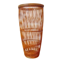Late 20th Century Abe Motoshi Japanese Contemporary Bamboo Basket