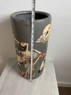 Late 20th Century Art Deco Japanese Motif Umbrella Stand -Chairish Shop late 20th century art deco japanese motif umbrella stand 0259