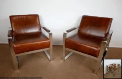 Leather And Chrome Magazine Rack From Novatrend, 1980s 19 Leather And Chrome Magazine Rack From Novatrend, 1980s -Chairish Shop leather and chrome magazine rack from novatrend 1980s 3409