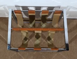 Leather And Chrome Magazine Rack From Novatrend, 1980s 13 Leather And Chrome Magazine Rack From Novatrend, 1980s -Chairish Shop leather and chrome magazine rack from novatrend 1980s 4402