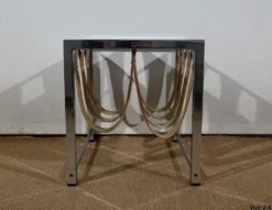 Leather And Chrome Magazine Rack From Novatrend, 1980s 16 Leather And Chrome Magazine Rack From Novatrend, 1980s -Chairish Shop leather and chrome magazine rack from novatrend 1980s 7227