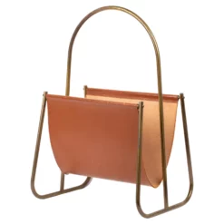 Leather Magazine Rack From Carl Auböck, Austria, 1960s 11 Leather Magazine Rack From Carl Auböck, Austria, 1960s -Chairish Shop leather magazine rack from carl aubock austria 1960s 2818