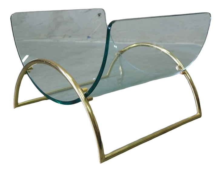 Magazine Holder By Pierangelo Gallotti For Gallotti & Radice, 1970s 1 Magazine Holder By Pierangelo Gallotti For Gallotti & Radice, 1970s