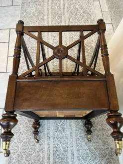 Magazine Rack - 1990s Georgian Style Carved Mahogany Canterbury Rack 19 Magazine Rack - 1990s Georgian Style Carved Mahogany Canterbury Rack -Chairish Shop magazine rack 1990s georgian style carved mahogany canterbury rack 0885