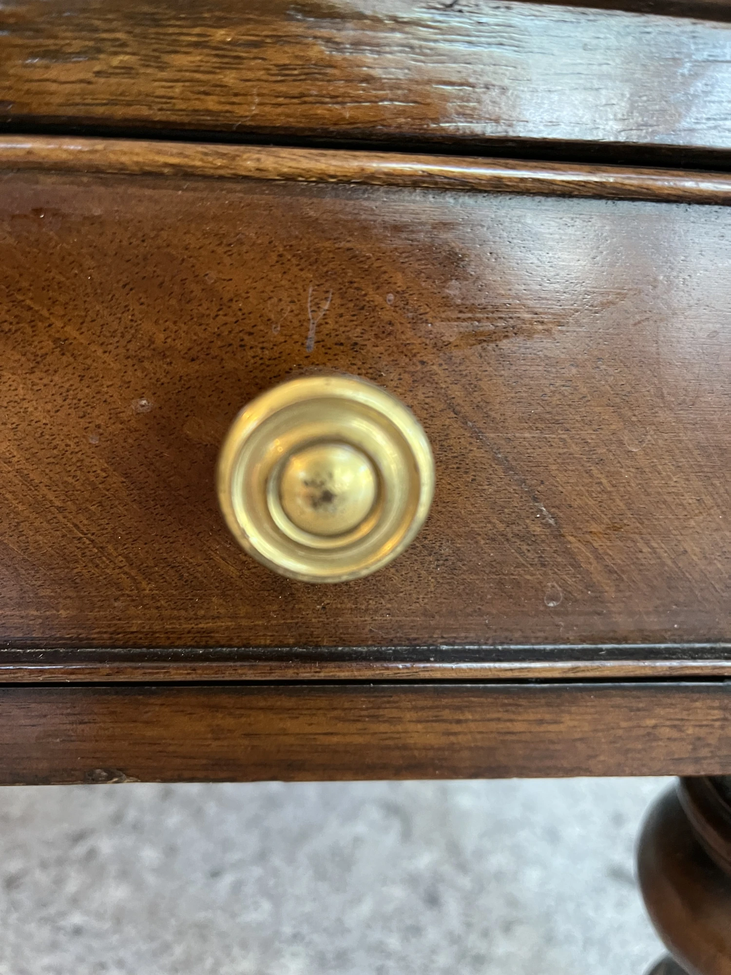 Magazine Rack - 1990s Georgian Style Carved Mahogany Canterbury Rack 6 Magazine Rack - 1990s Georgian Style Carved Mahogany Canterbury Rack - Image 6