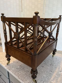 Magazine Rack - 1990s Georgian Style Carved Mahogany Canterbury Rack 13 Magazine Rack - 1990s Georgian Style Carved Mahogany Canterbury Rack -Chairish Shop magazine rack 1990s georgian style carved mahogany canterbury rack 7730